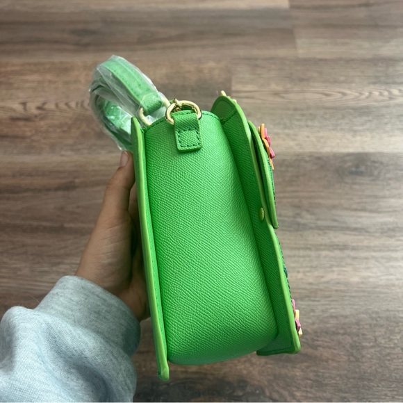 NWT Betsey Johnson Kitsch XO Desert Cactus 3D faux leather crossbody bag - Picture 7 of 14